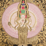 Avalokeshwor Thangka Painting for wall hanging decor.