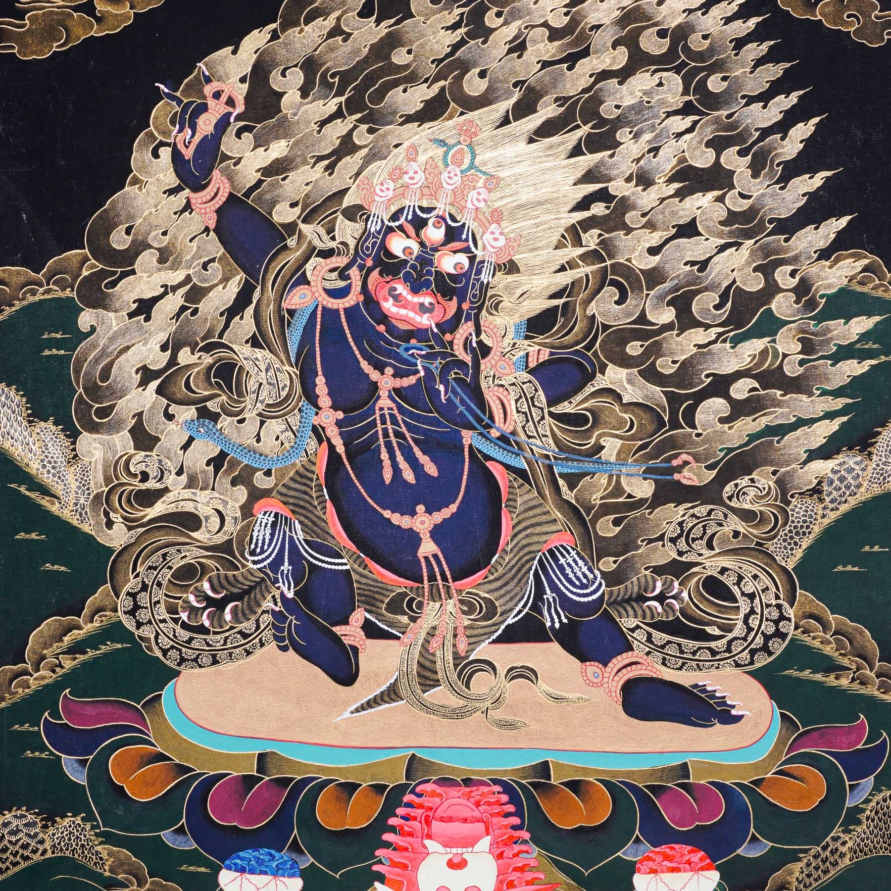 Vajrapani Thangka Painting