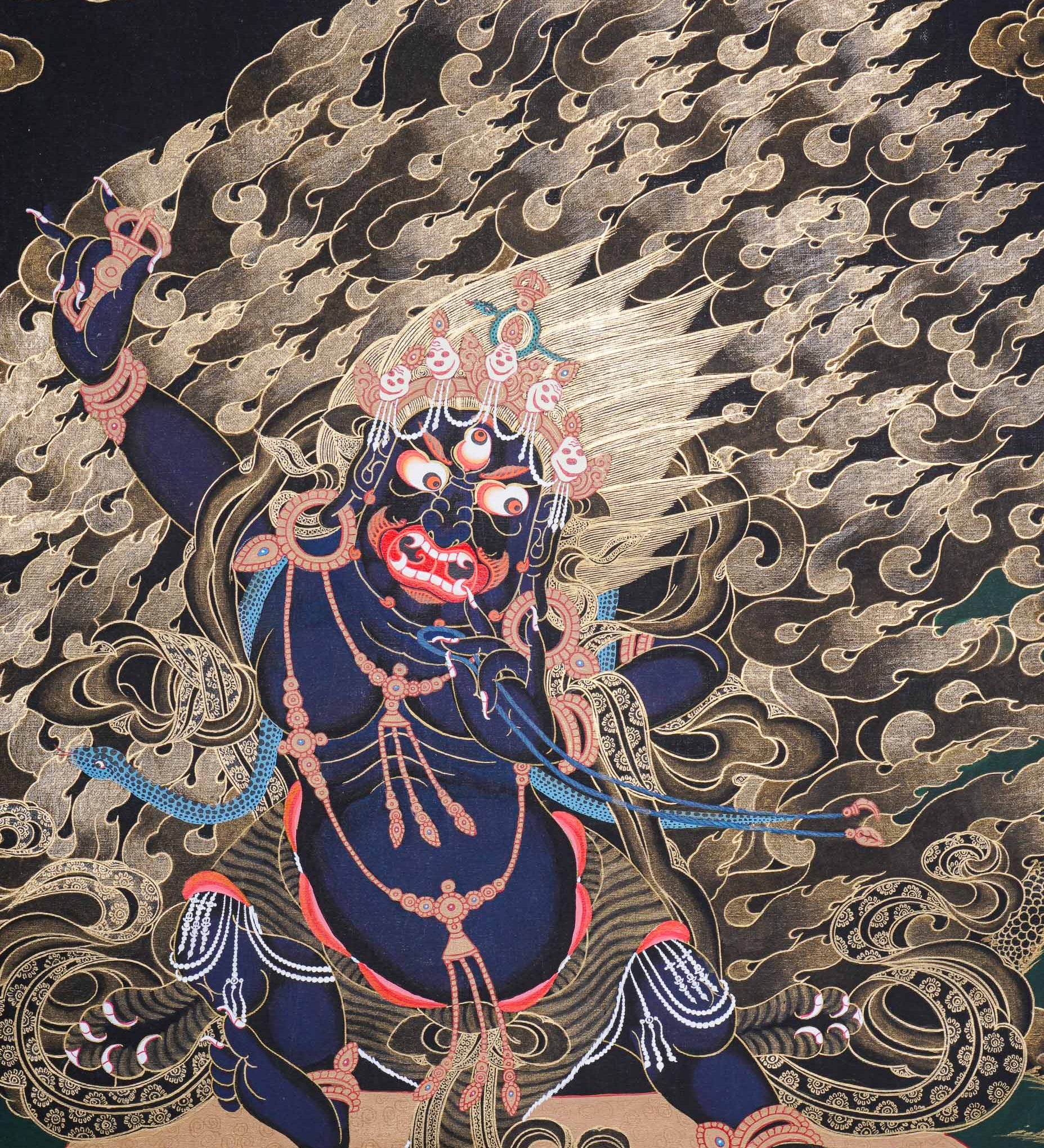 Vajrapani Thangka Painting