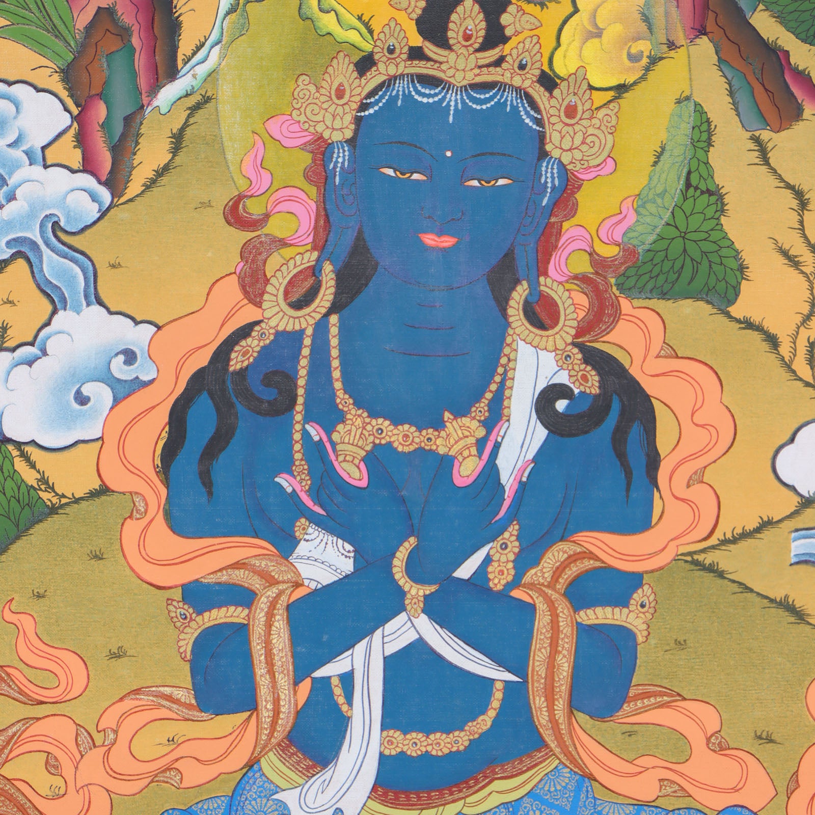 Bajradhara Thangka for wisdom in the path to enlightenment.