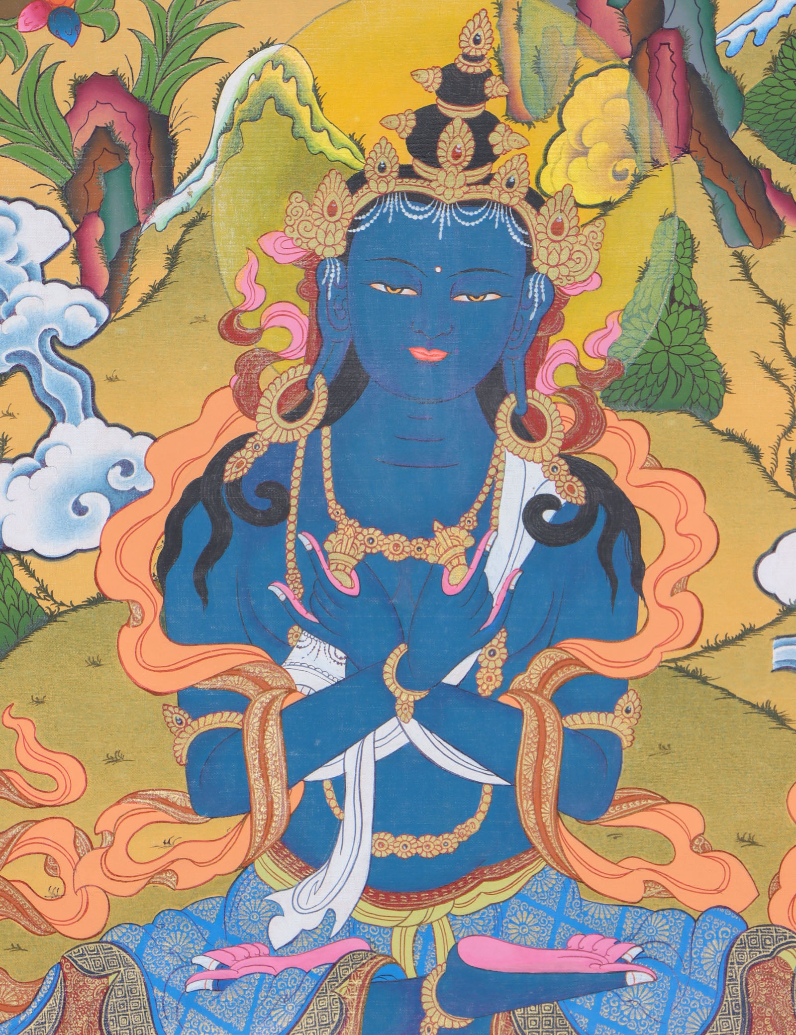 Bajradhara Thangka for wisdom in the path to enlightenment.