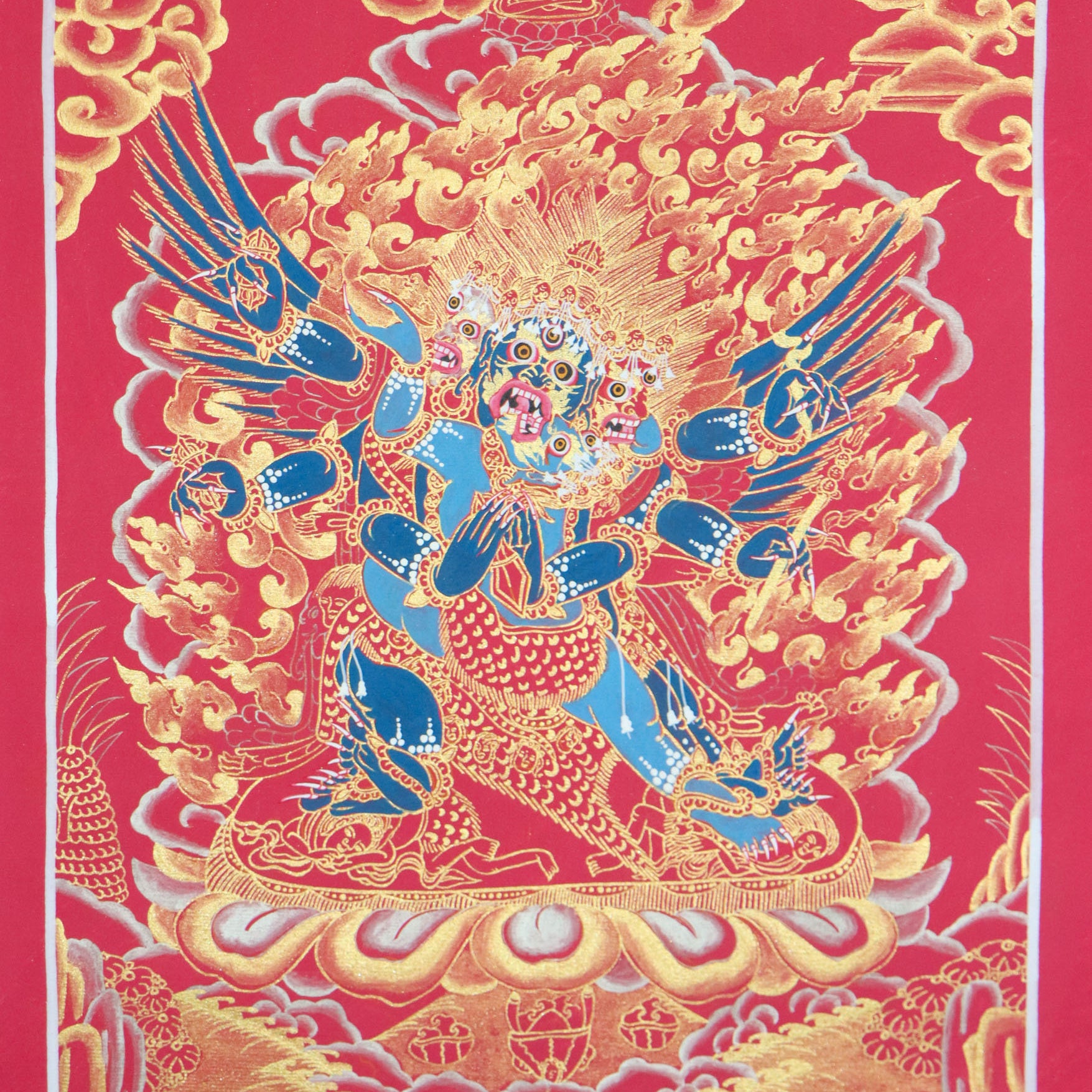 Vajrakilaya Thangka Painting be utilized as a tool for meditation and spiritual progress.