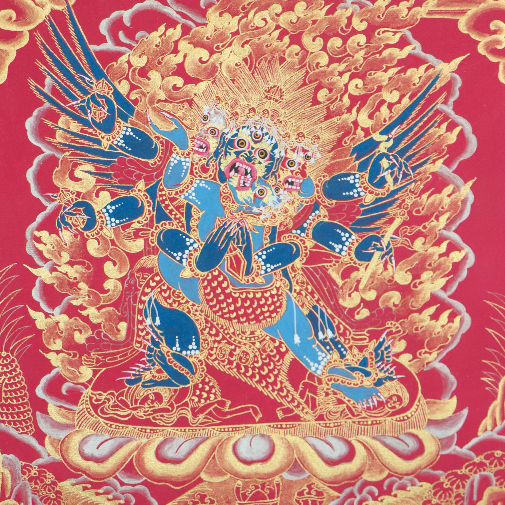 Vajrakilaya Thangka Painting be utilized as a tool for meditation and spiritual progress.