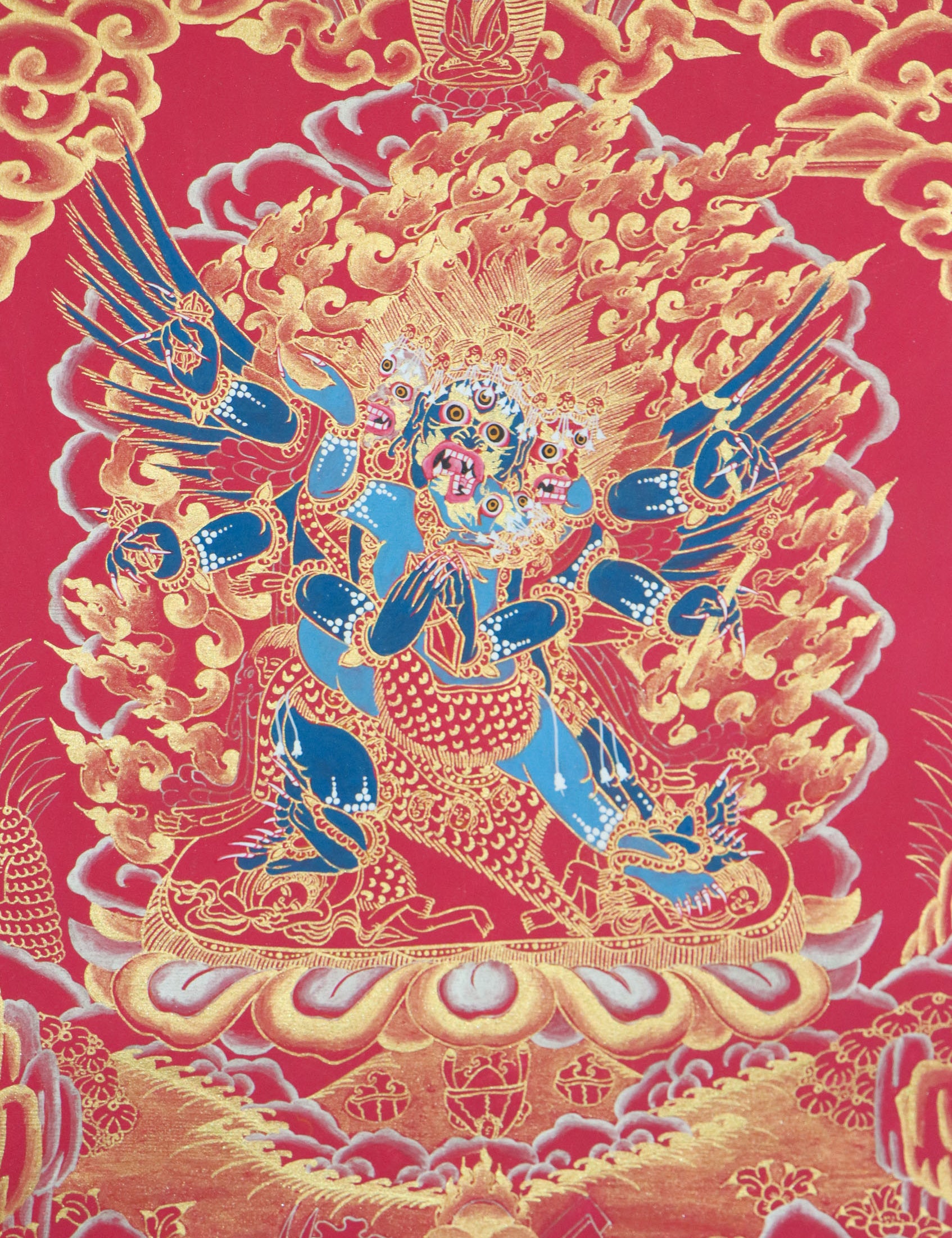 Vajrakilaya Thangka Painting be utilized as a tool for meditation and spiritual progress.