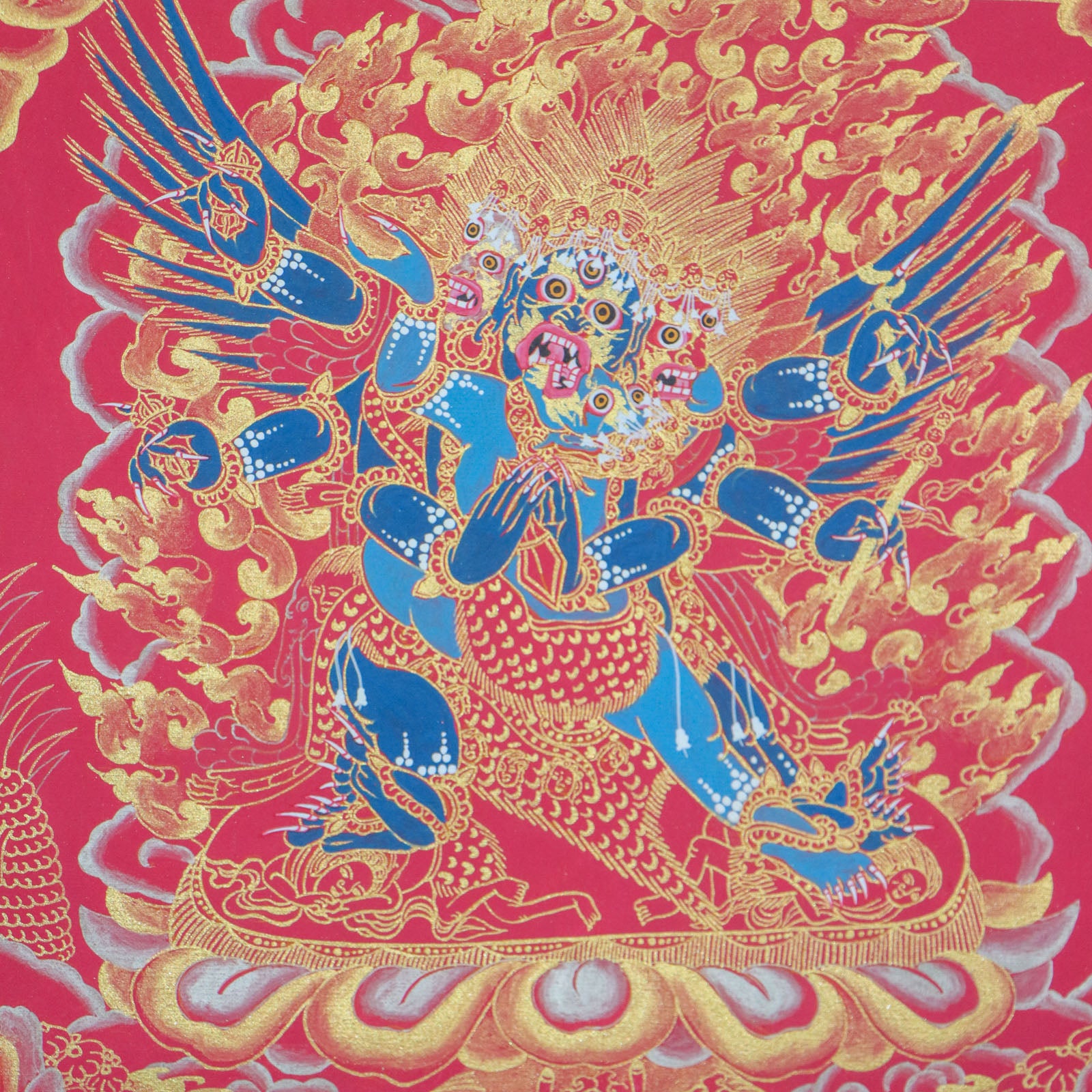 Vajrakilaya Thangka Painting be utilized as a tool for meditation and spiritual progress.