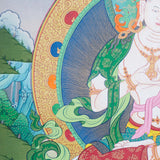 Vajrasattva Thangka Painting - Tibetan Art