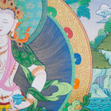 Vajrasattva Thangka Painting - Tibetan Art