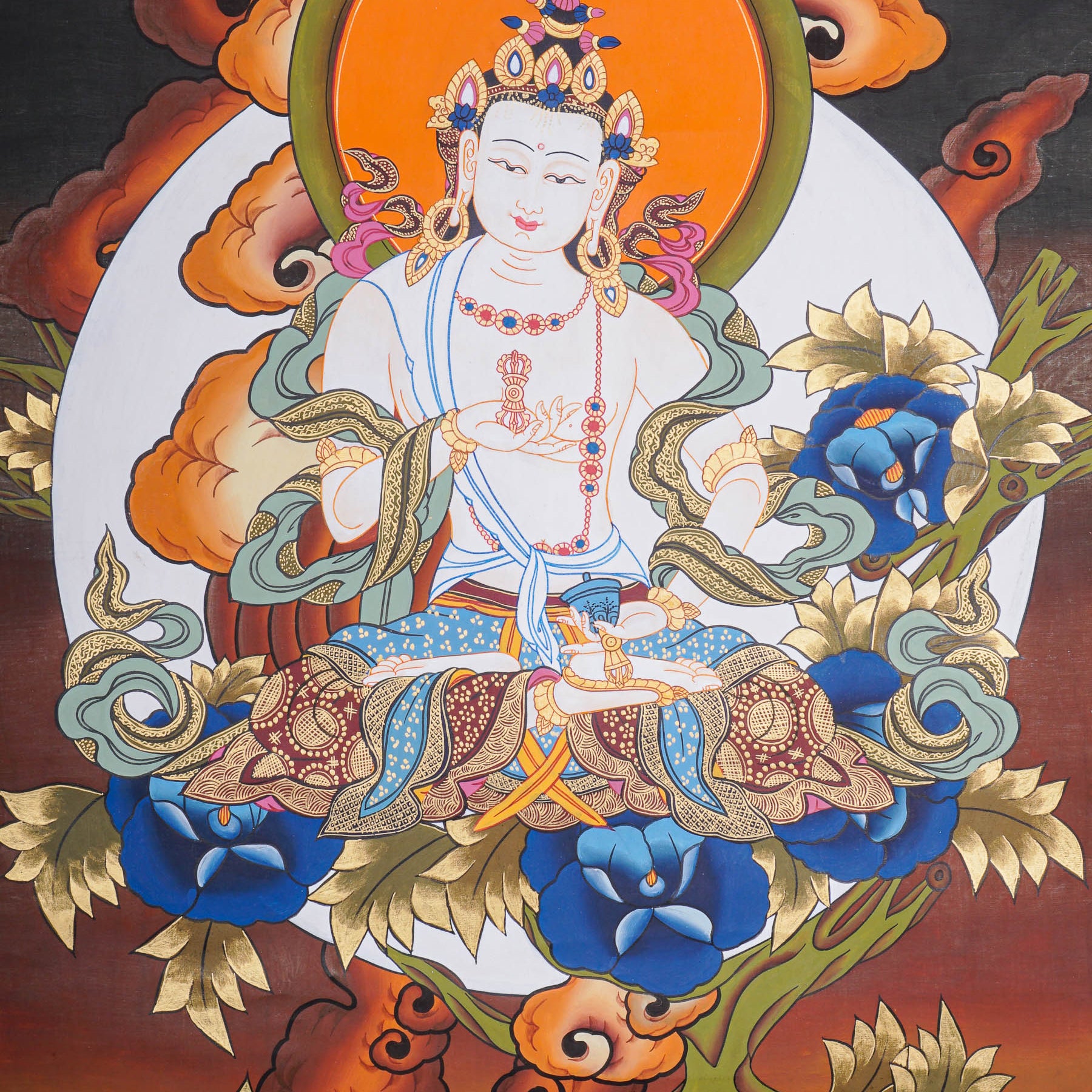 Vajrasattva Thangka - Tibetan Painting