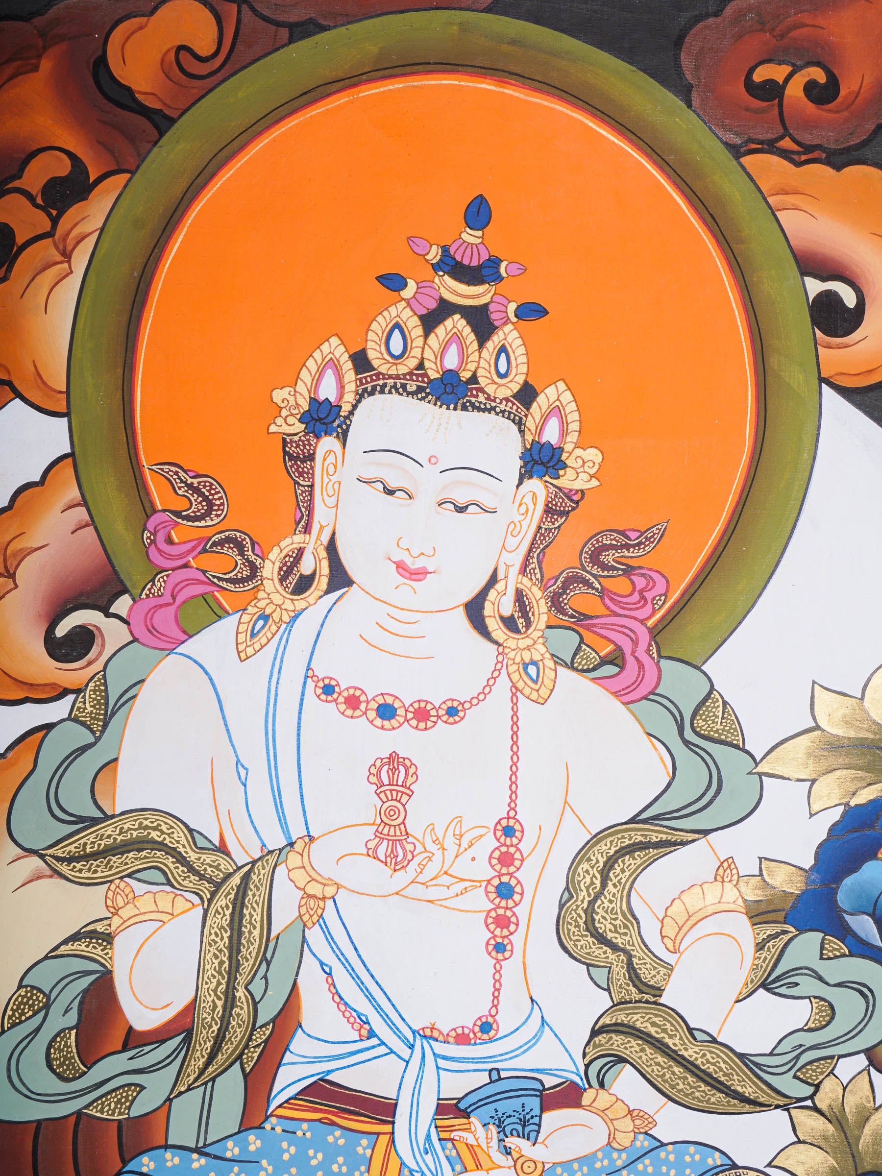 Vajrasattva Thangka - Tibetan Painting