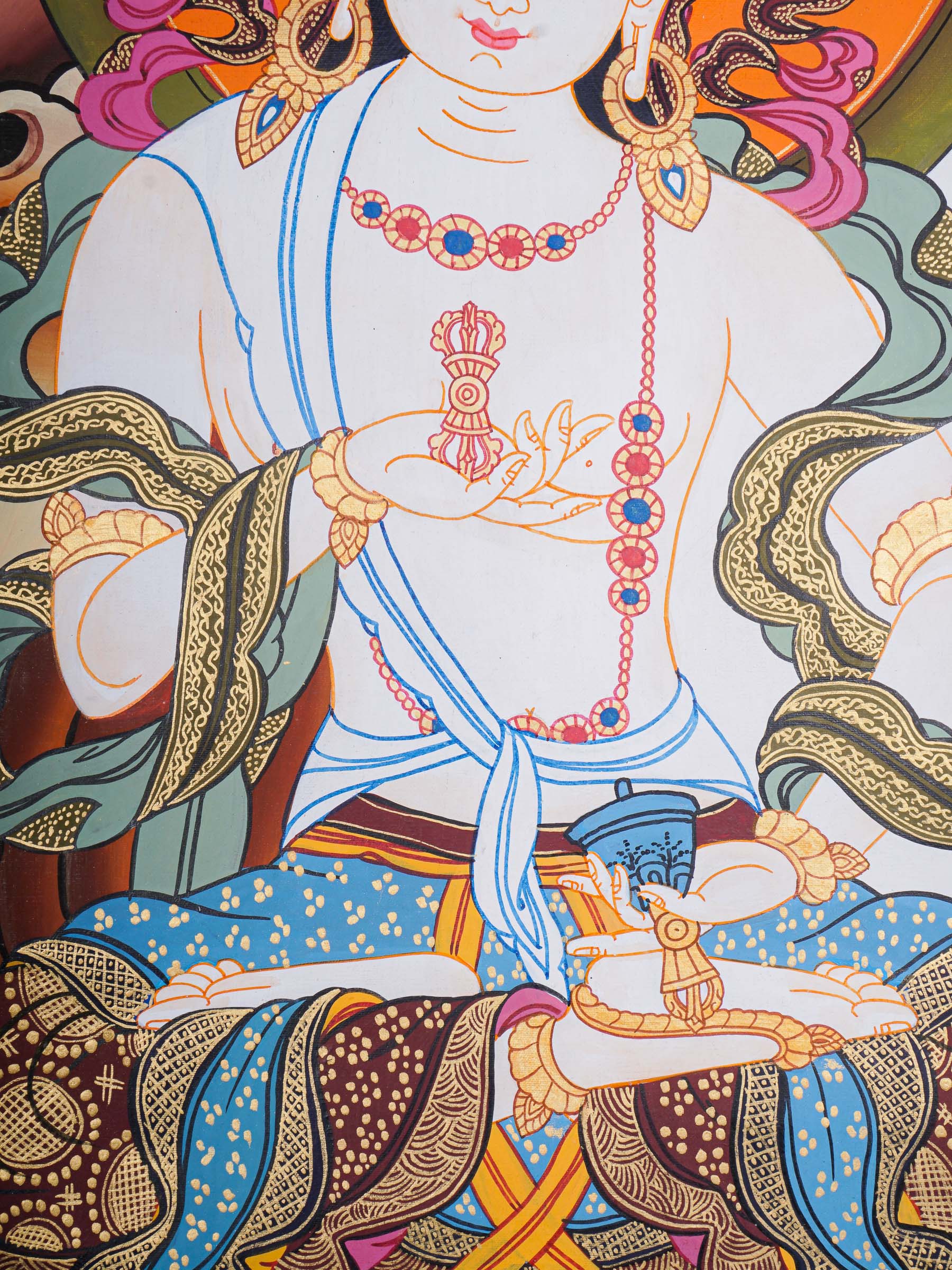 Vajrasattva Thangka - Tibetan Painting