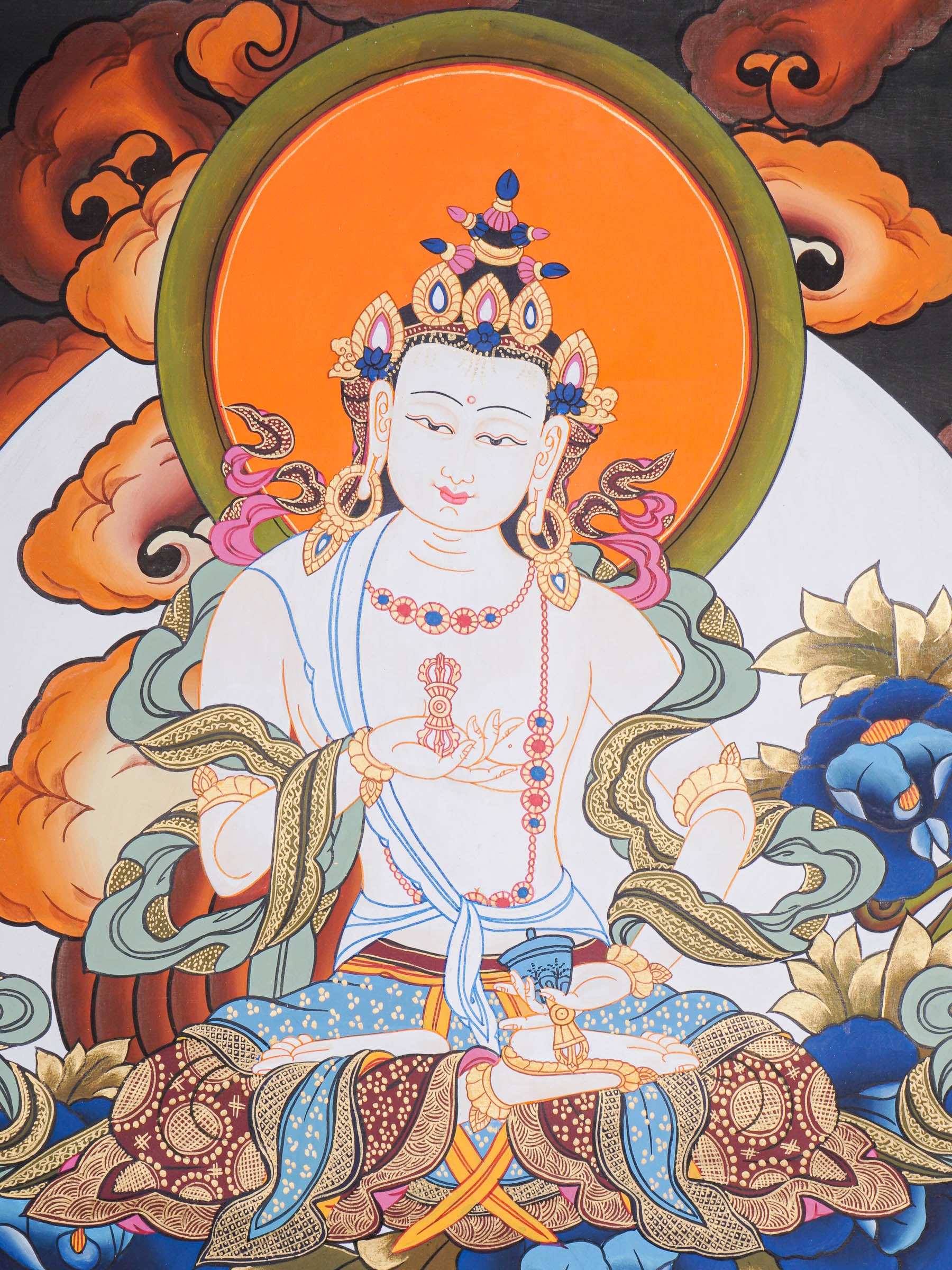 Vajrasattva Thangka - Tibetan Painting