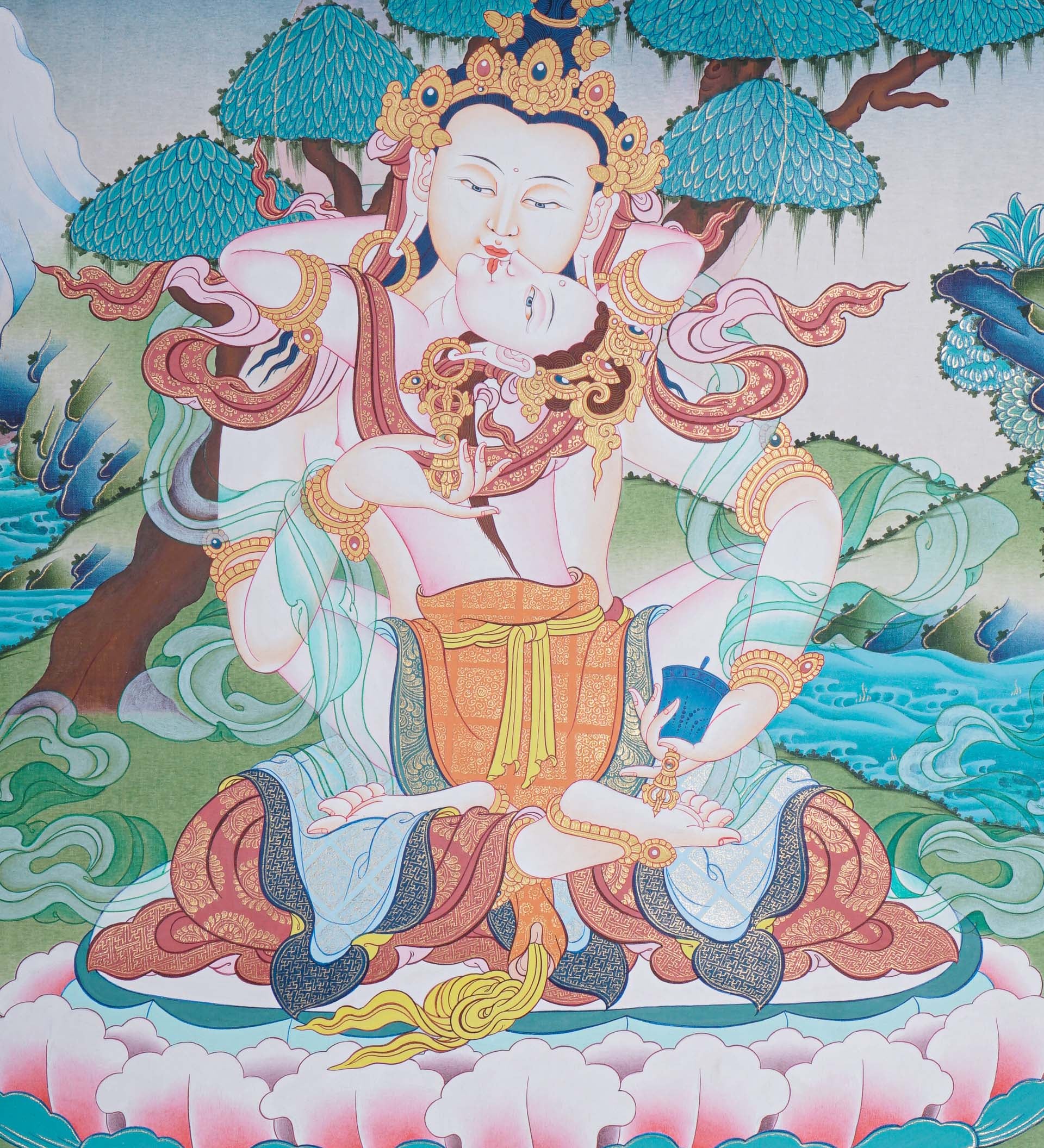 Vajra Shakti Tibetan Thangka art