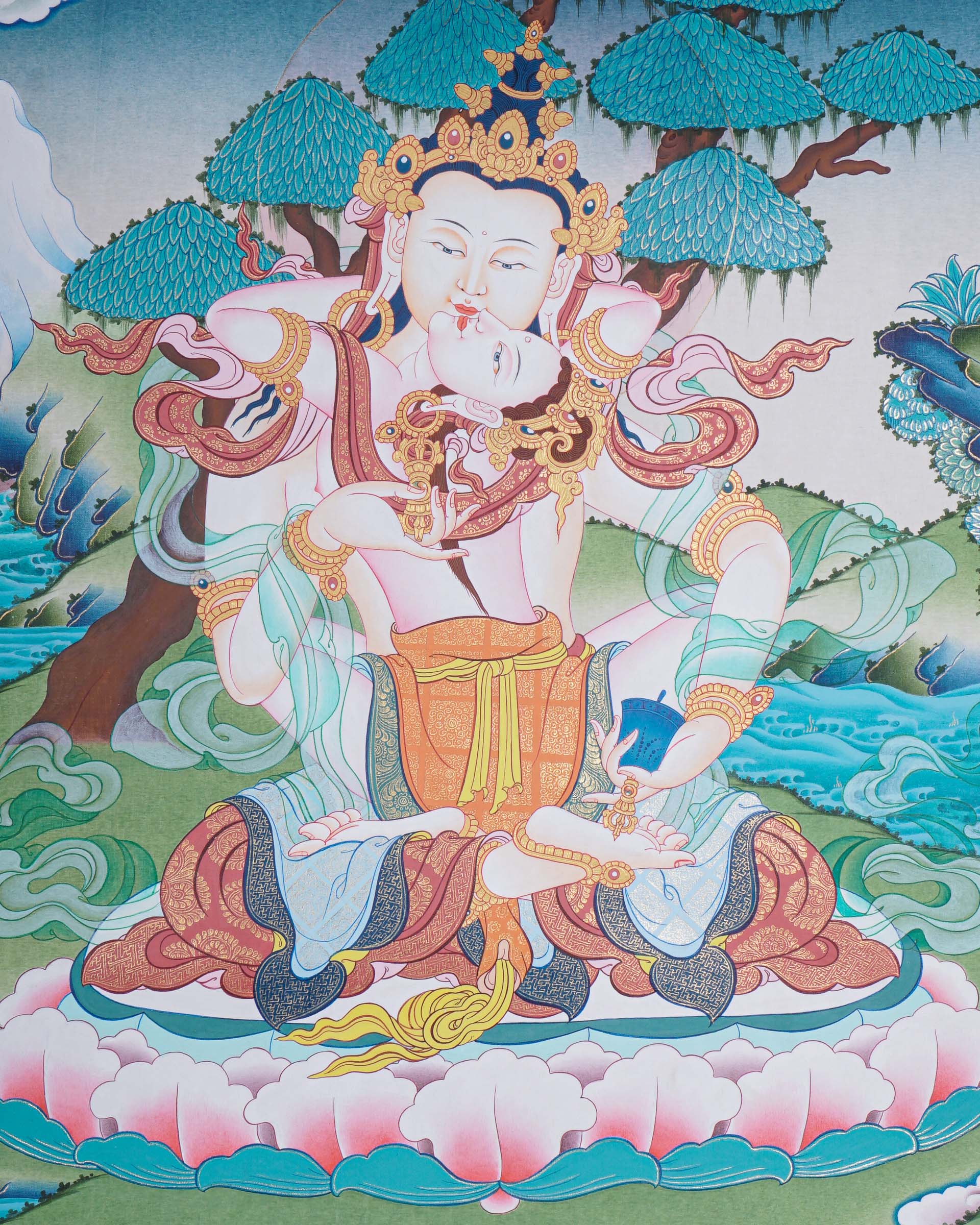 Vajra Shakti Tibetan Thangka art