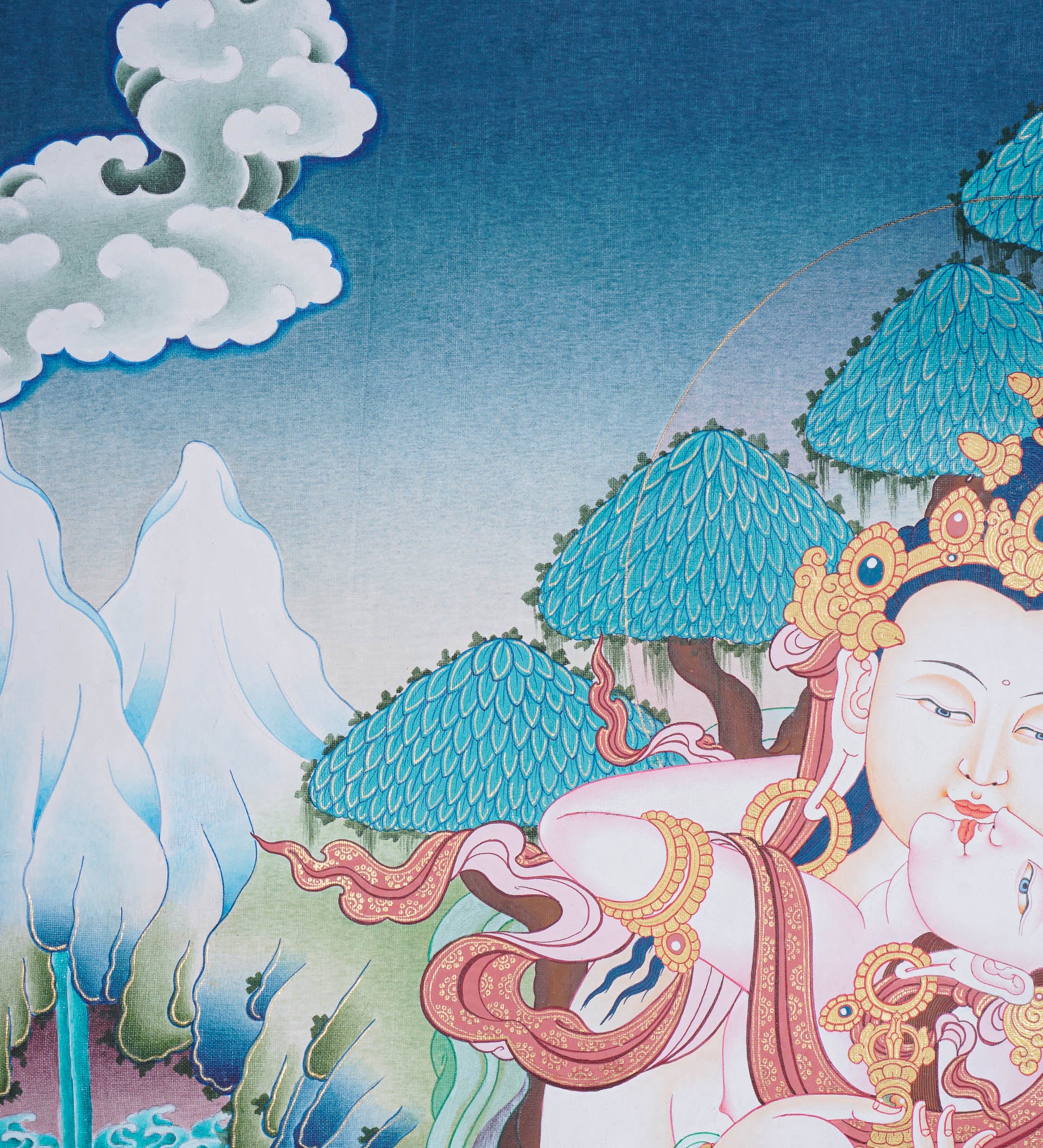 Vajra Shakti Tibetan Thangka art