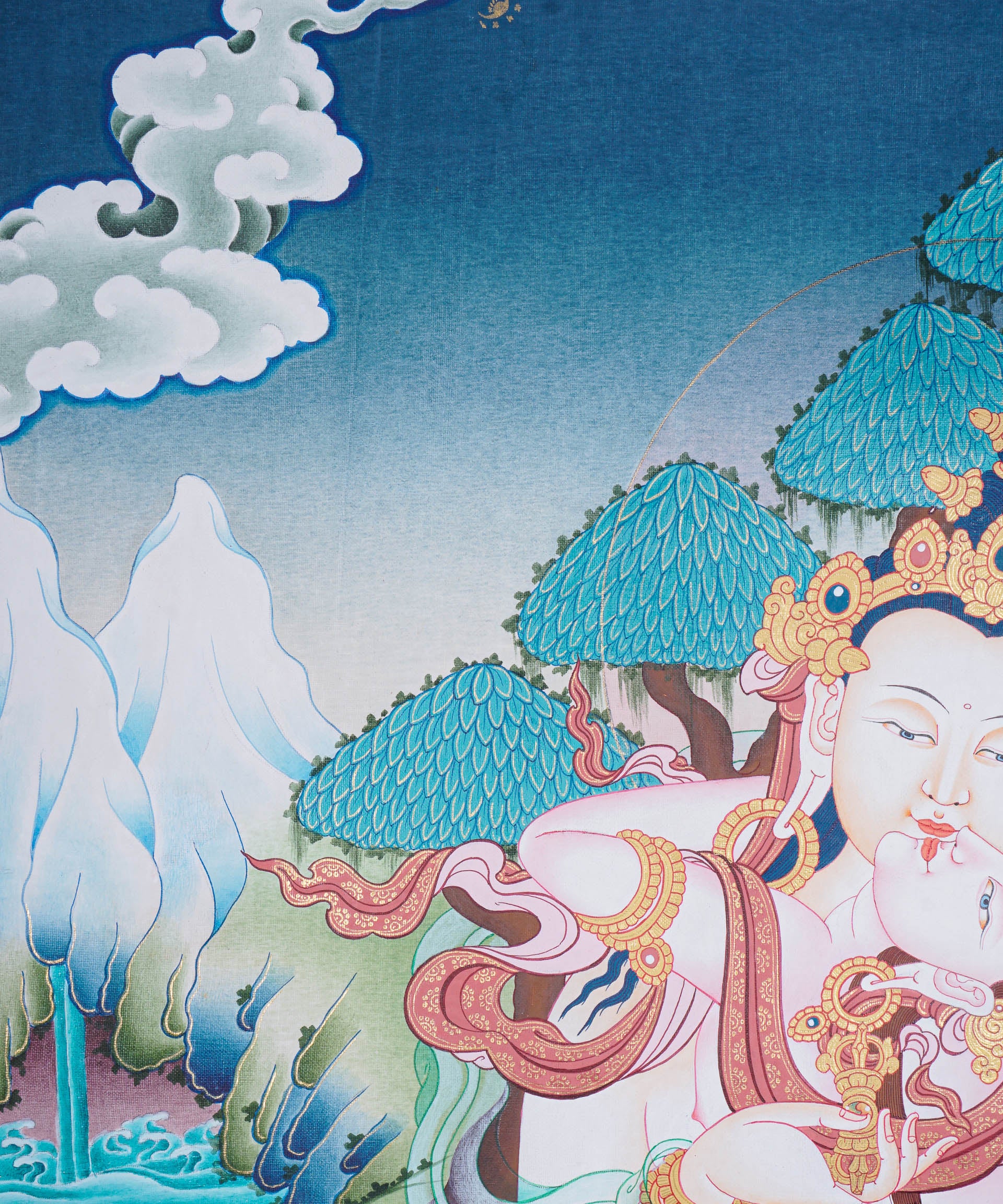 Vajra Shakti Tibetan Thangka art