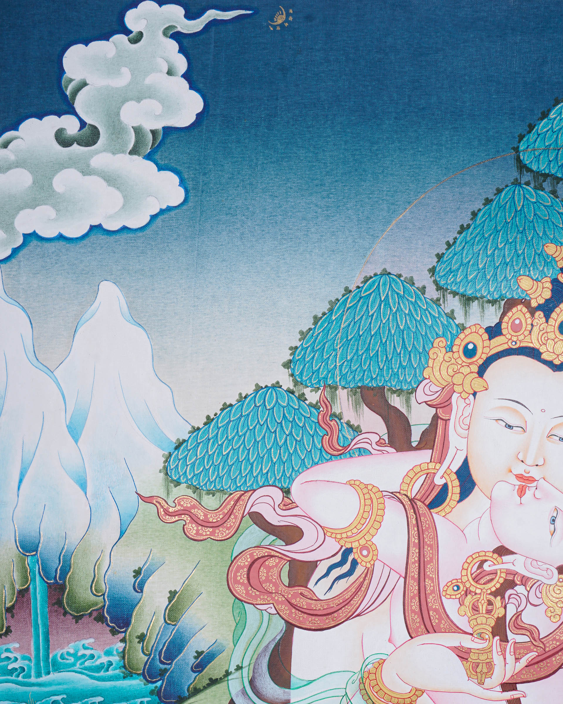 Vajra Shakti Tibetan Thangka art