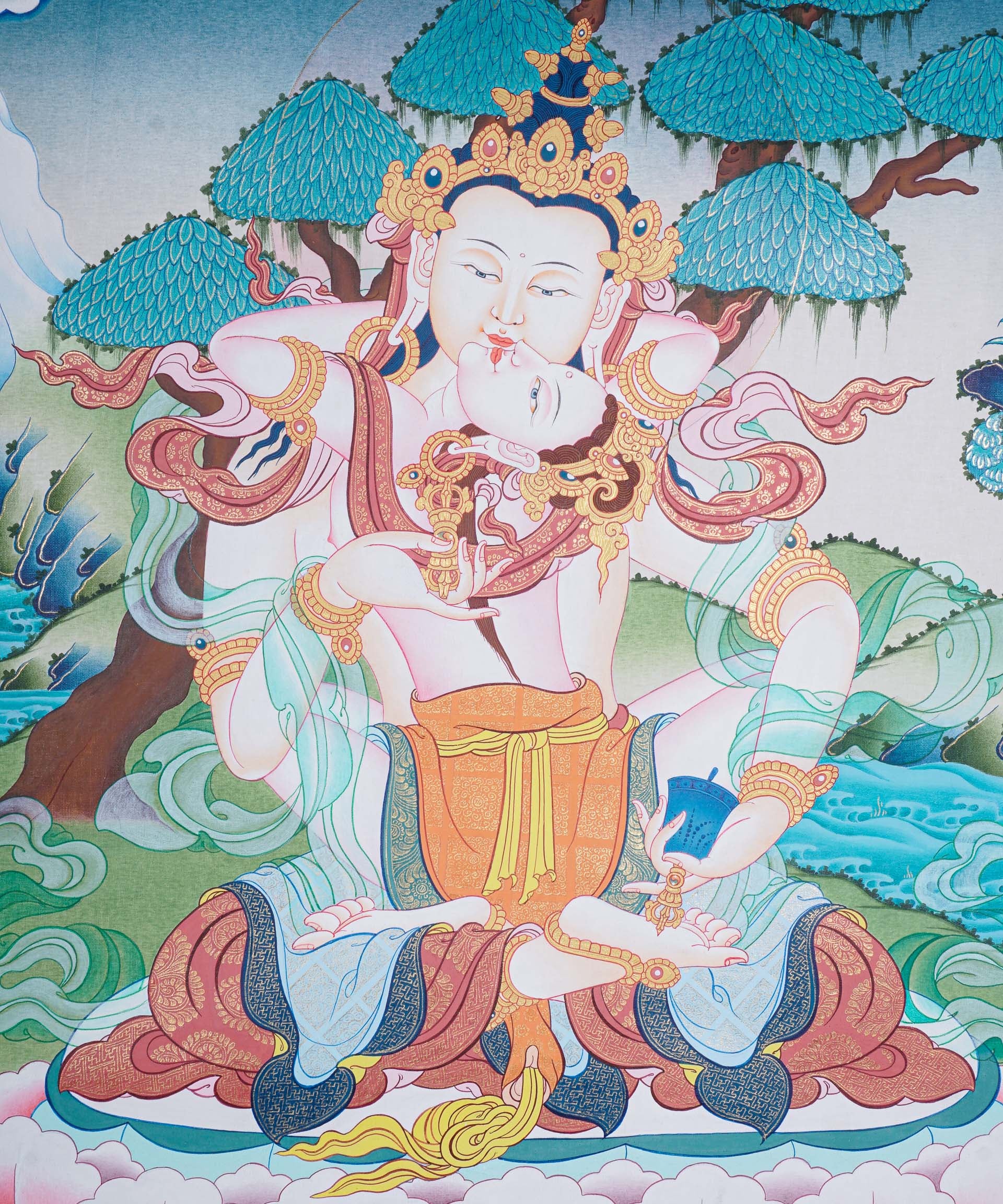 Vajra Shakti Tibetan Thangka art