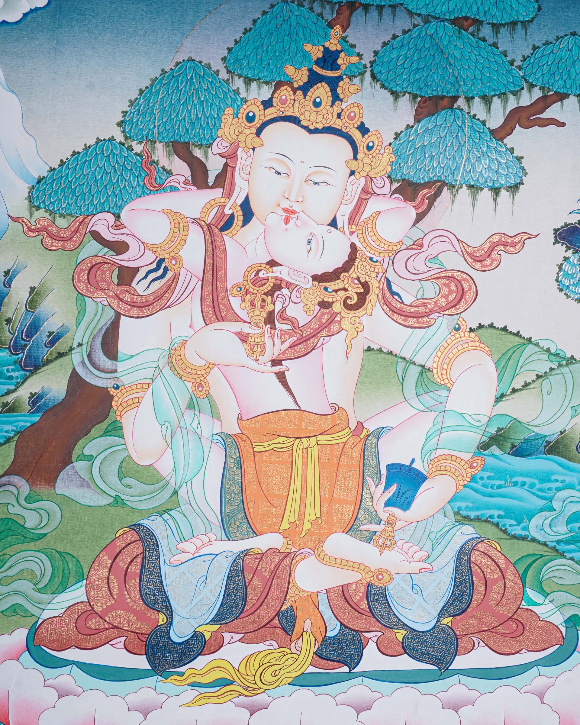 Vajra Shakti Tibetan Thangka art