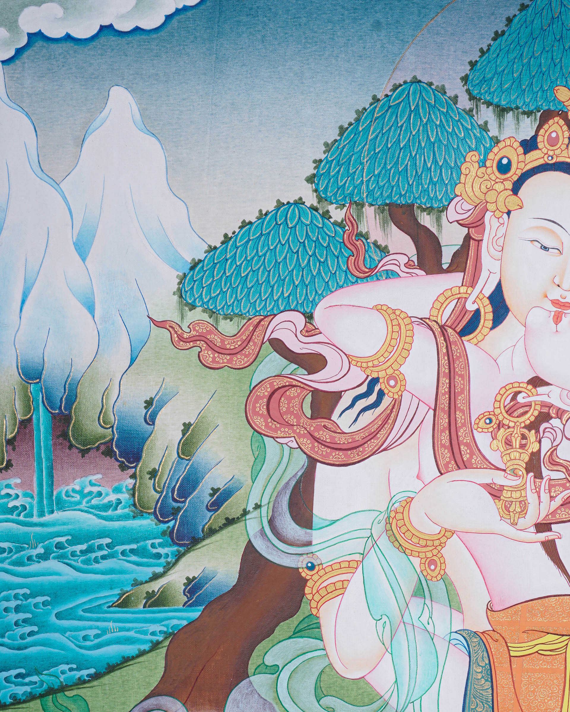 Vajra Shakti Tibetan Thangka art