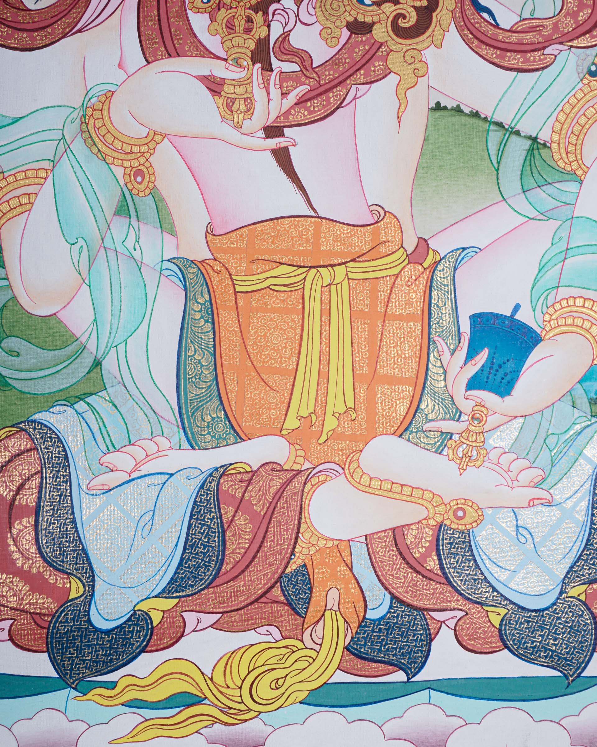 Vajra Shakti Tibetan Thangka art