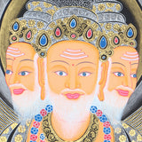 Hindu deity Brahma - The God of creation Thangka painting