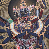 Chakrasambhara Shakti Thangka Painting for meditation and spirituality.