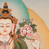 Chengresi Thangka Painting - Handpainted Tibetan Art