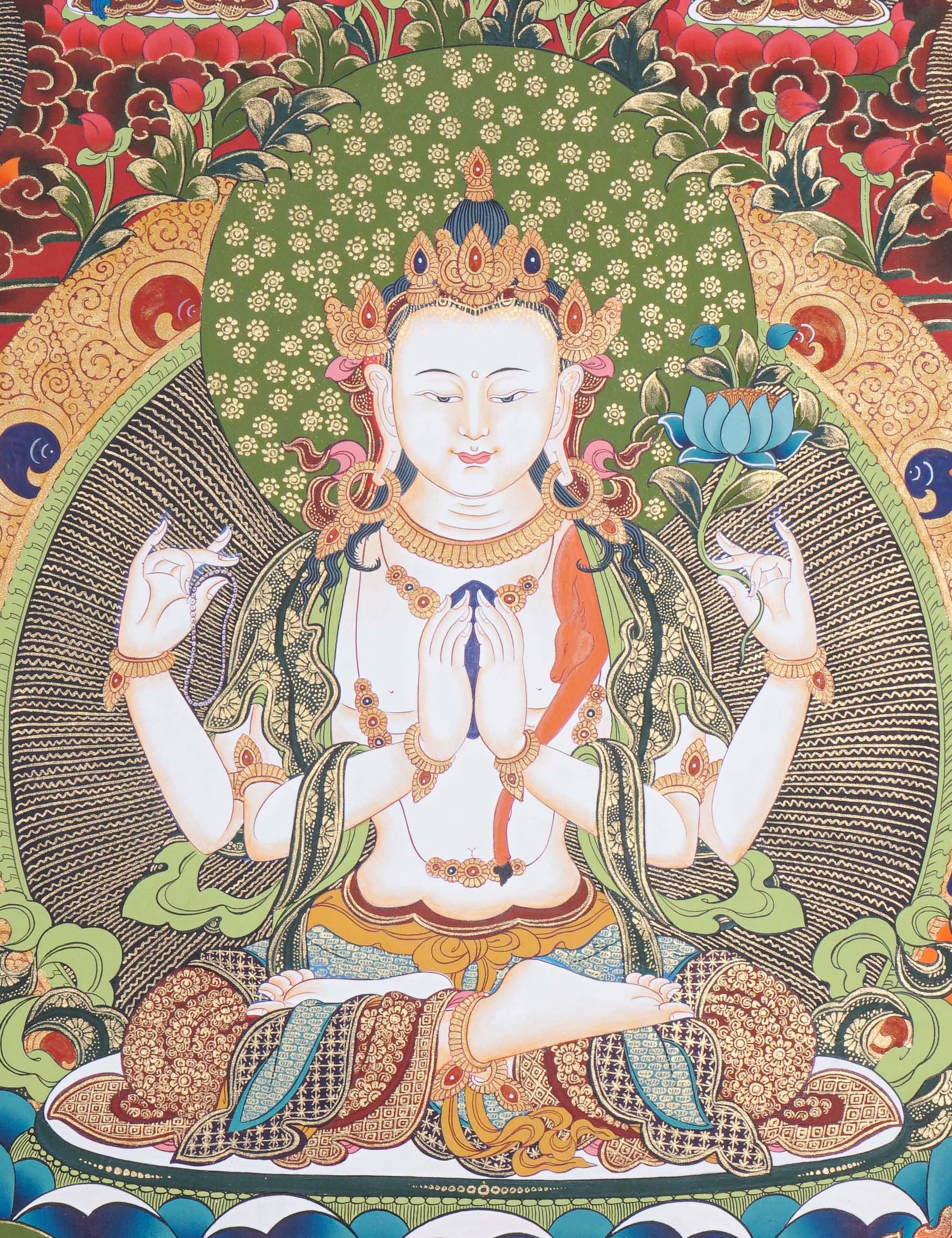 Chengresi Thangka Painting - Tibetan Art