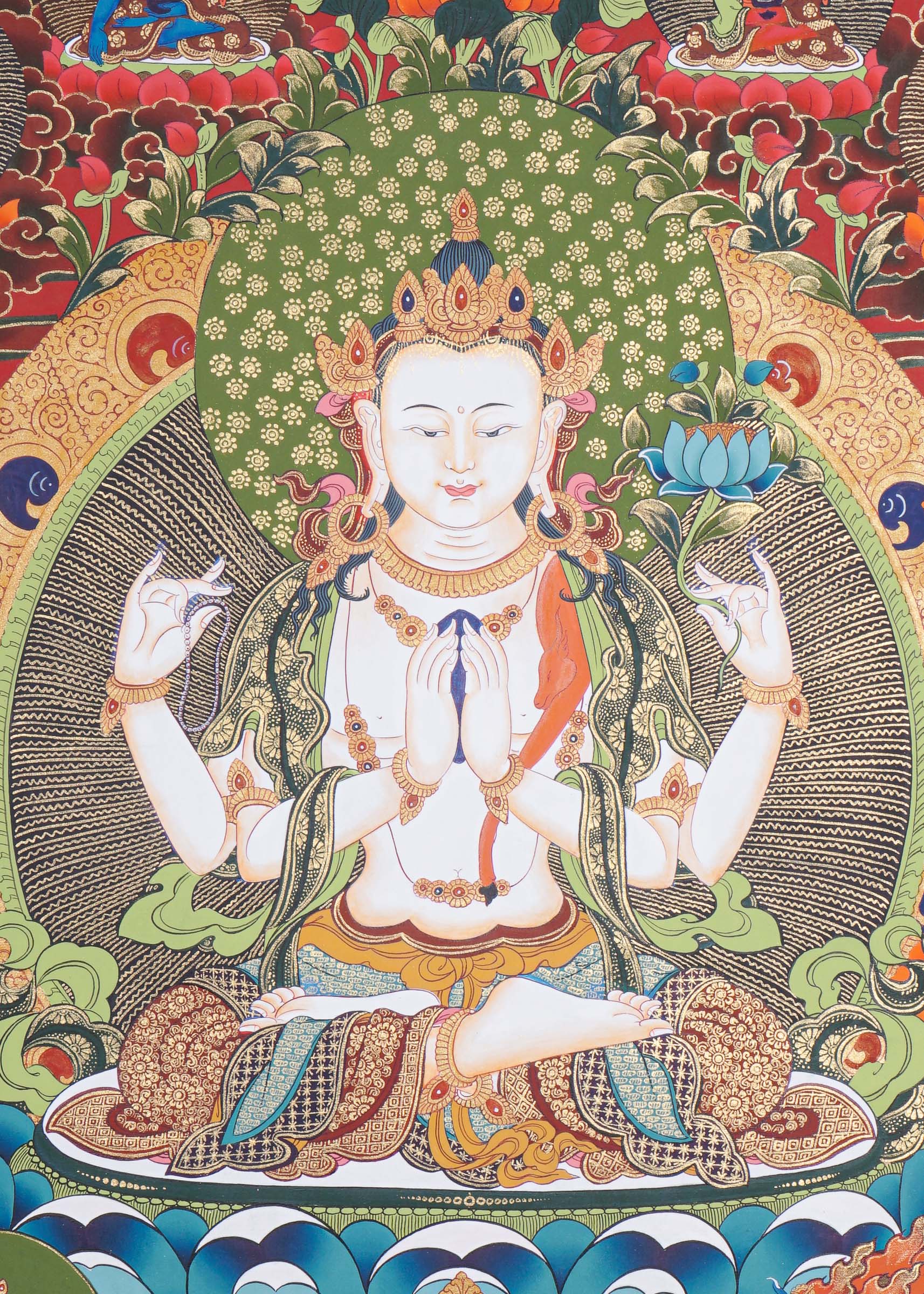 Chengresi Thangka Painting - Tibetan Art