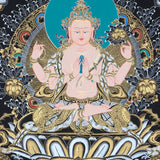  Chenrezig thangkas serve as objects of devotion and reverence.