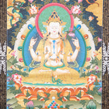 Chengresi Thangka for meditation.