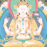 Chengresi Thangka for meditation.