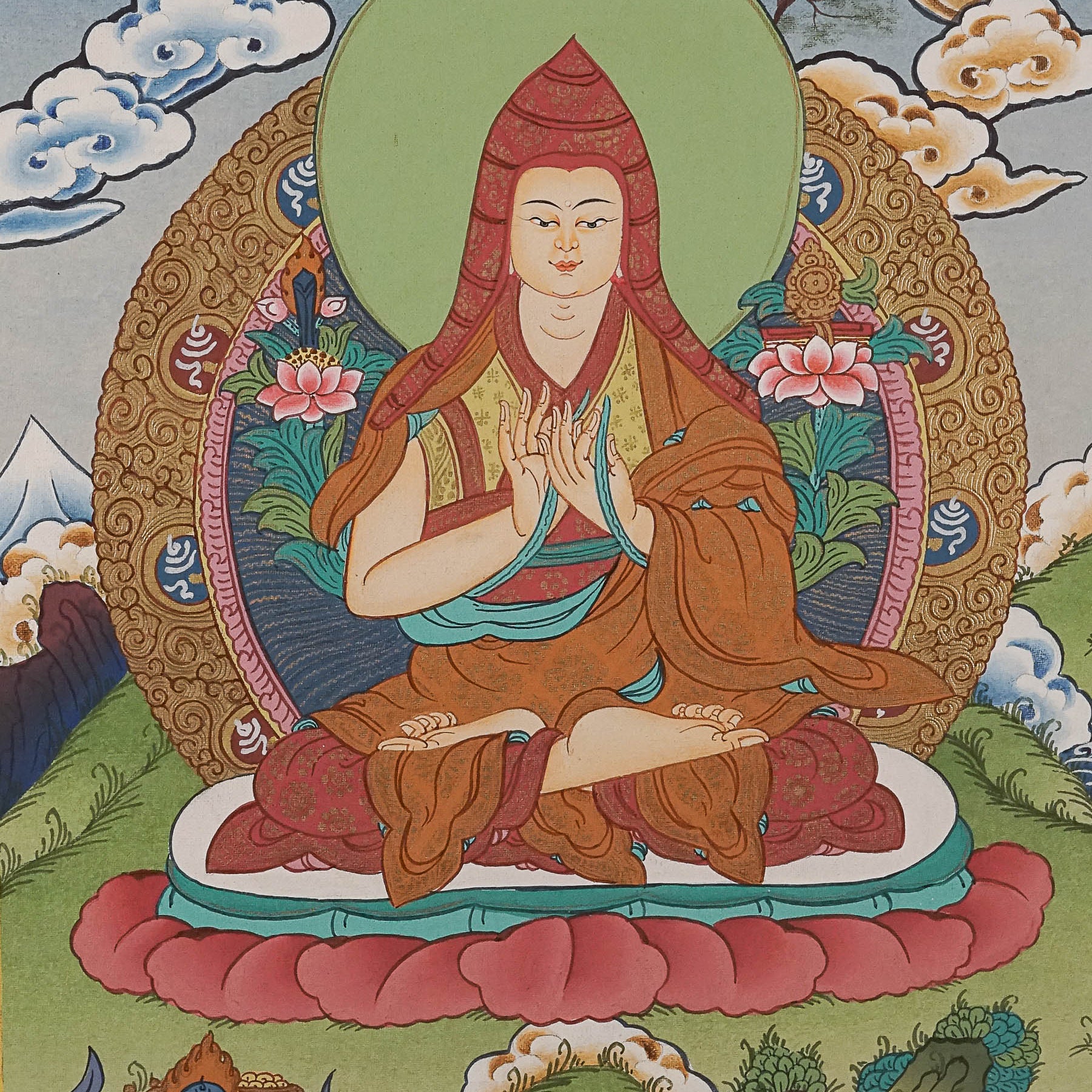 Chunkapa Thangka Painting - Handpainted Tibetan Art