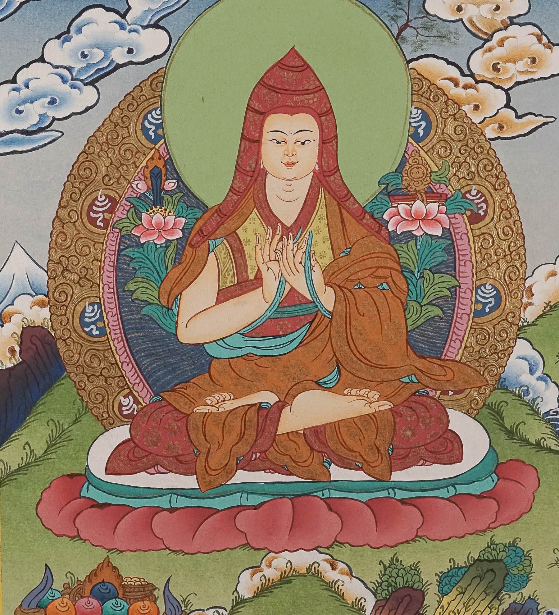 Chunkapa Thangka Painting - Handpainted Tibetan Art