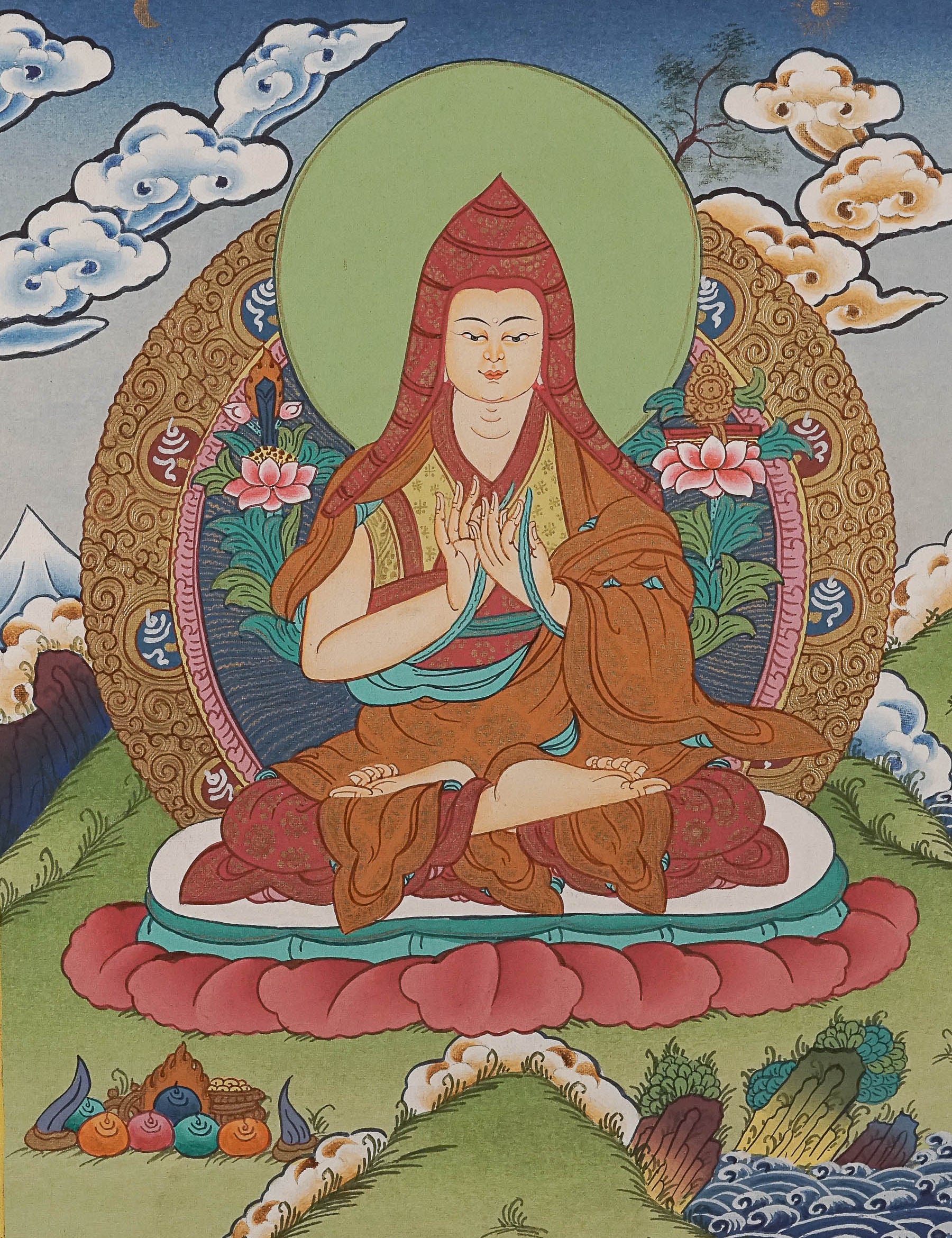 Chunkapa Thangka Painting - Handpainted Tibetan Art