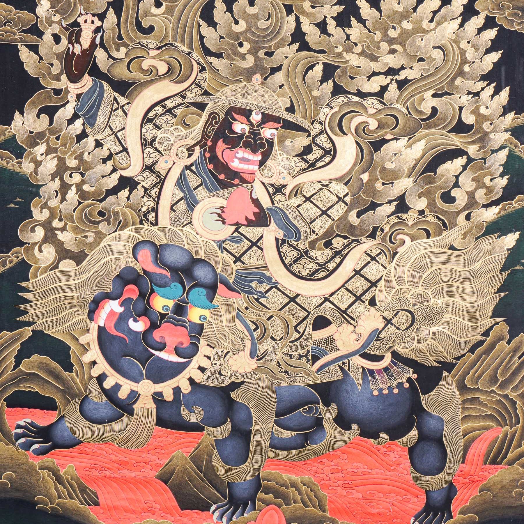 Dorje Drolo Thangka Painting - Wrathful Deity