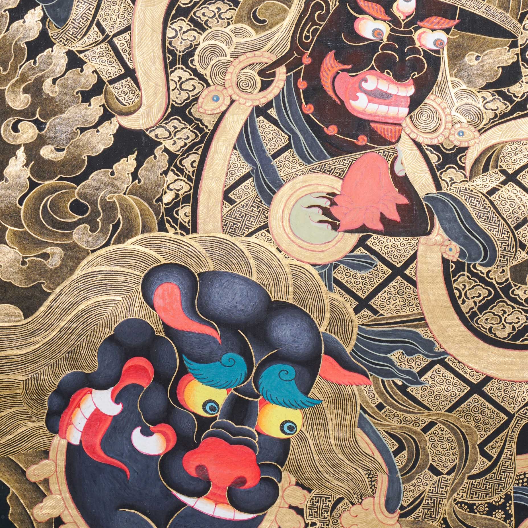 Dorje Drolo Thangka Painting - Wrathful Deity