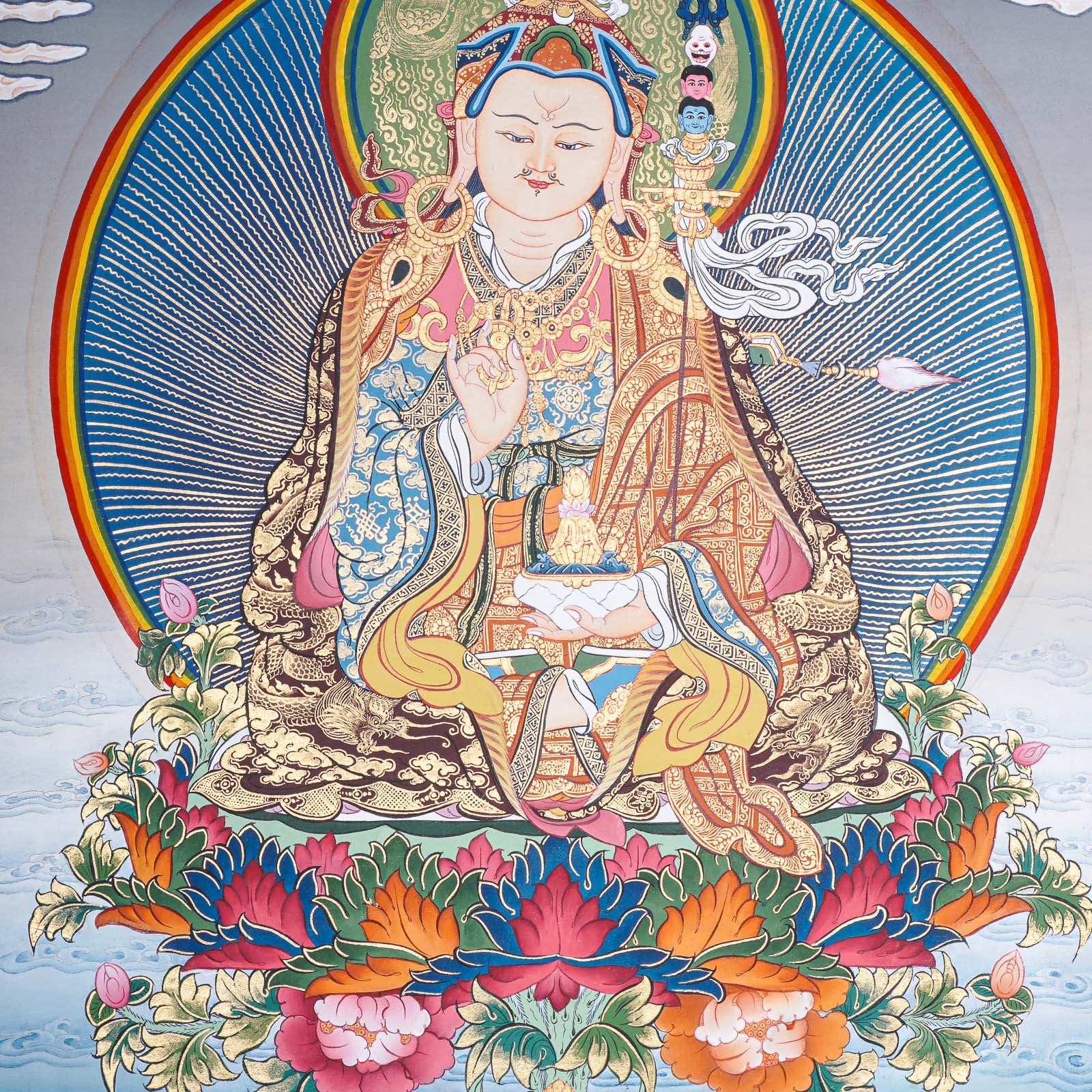 Guru Rinpoche Thangka - Tibetan Painting