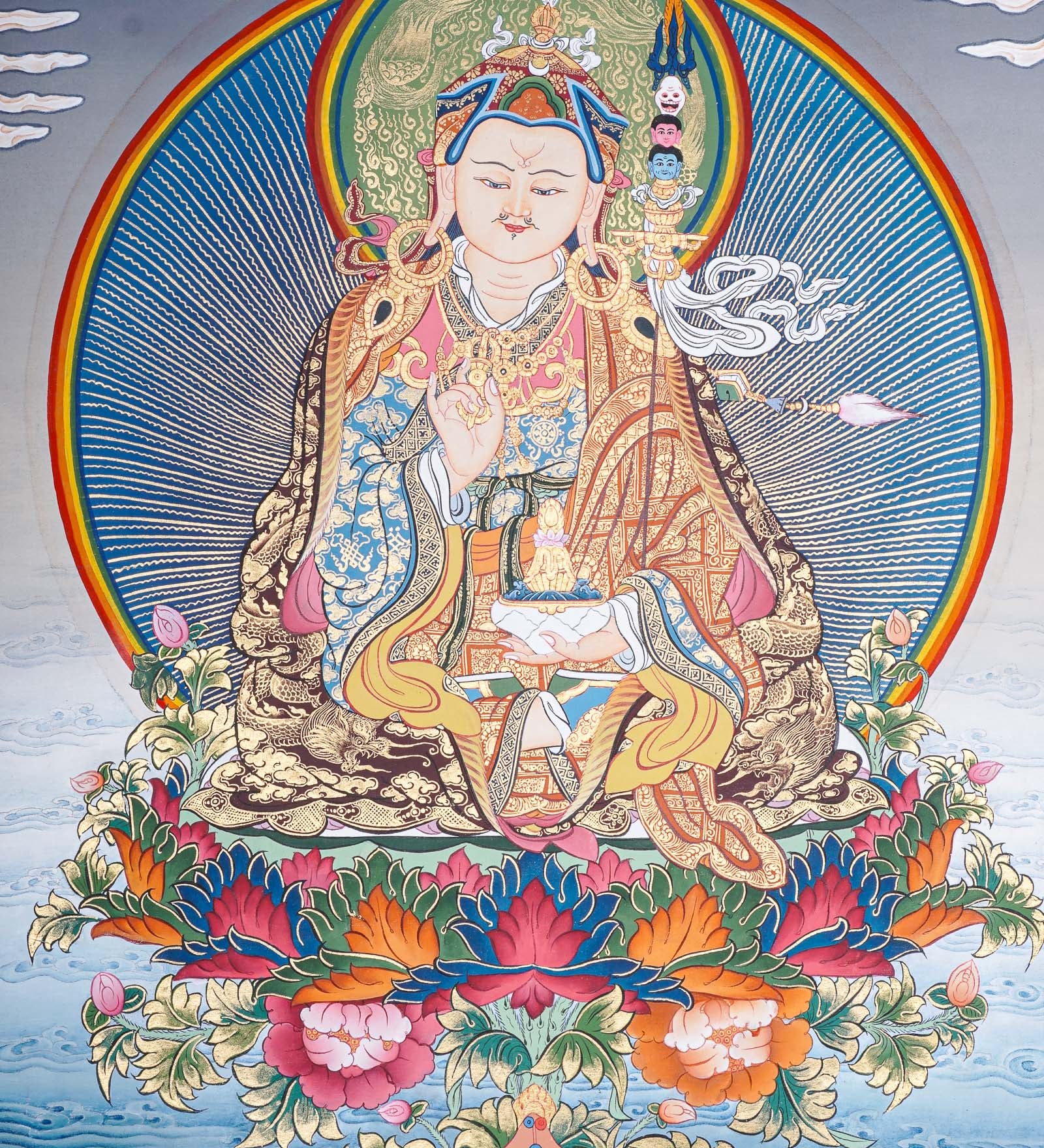 Guru Rinpoche Thangka - Tibetan Painting