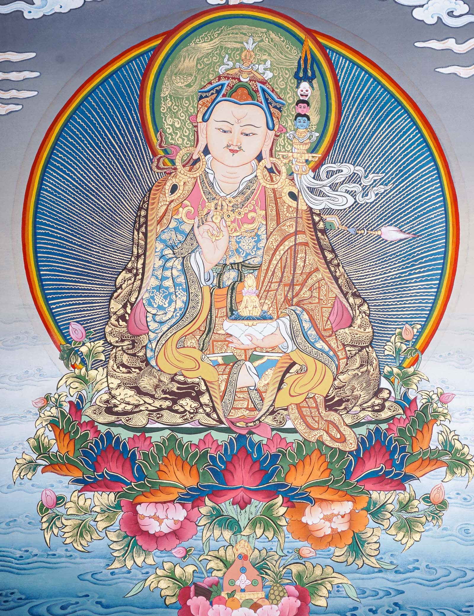 Guru Rinpoche Thangka - Tibetan Painting