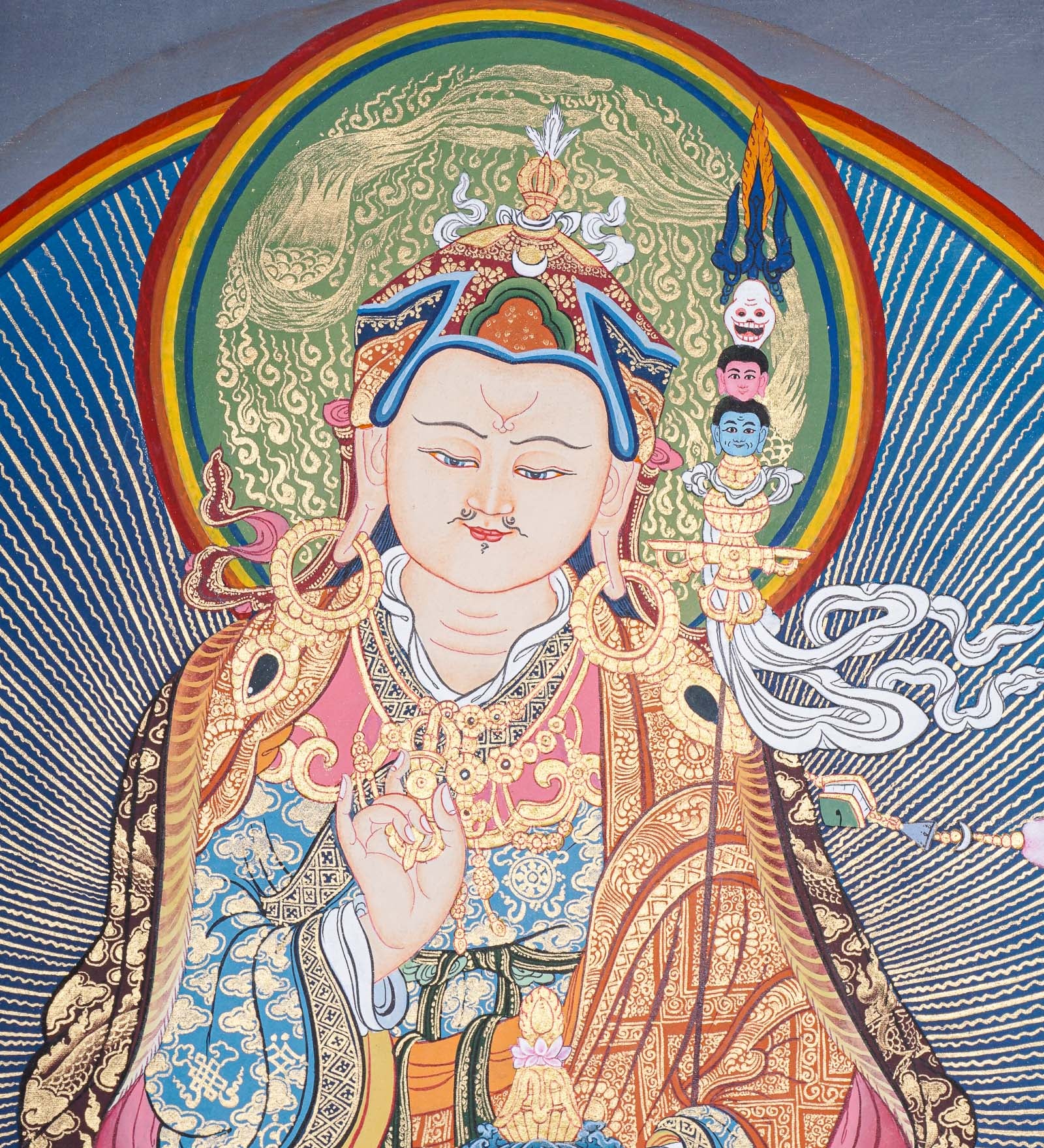 Guru Rinpoche Thangka - Tibetan Painting