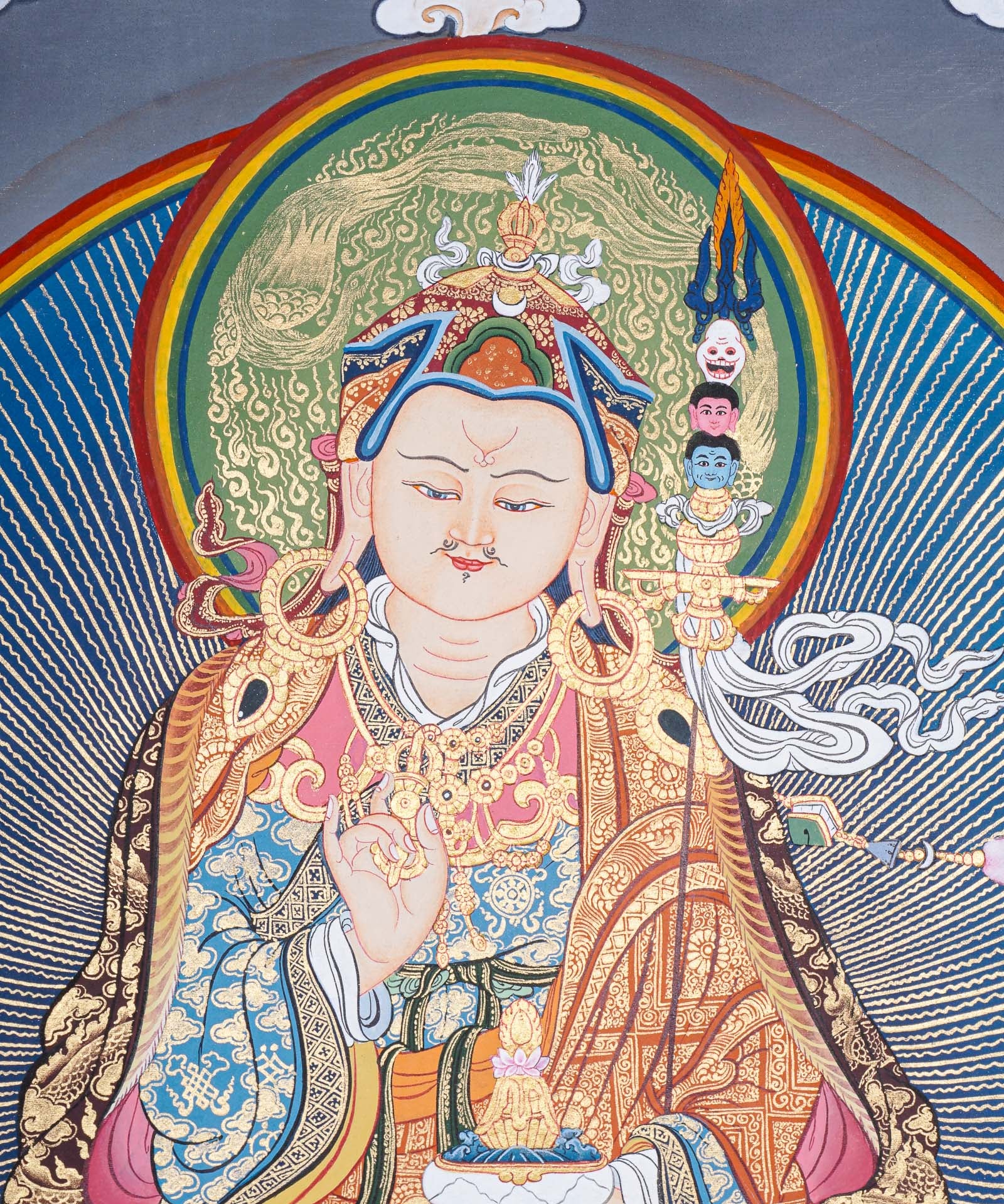 Guru Rinpoche Thangka - Tibetan Painting