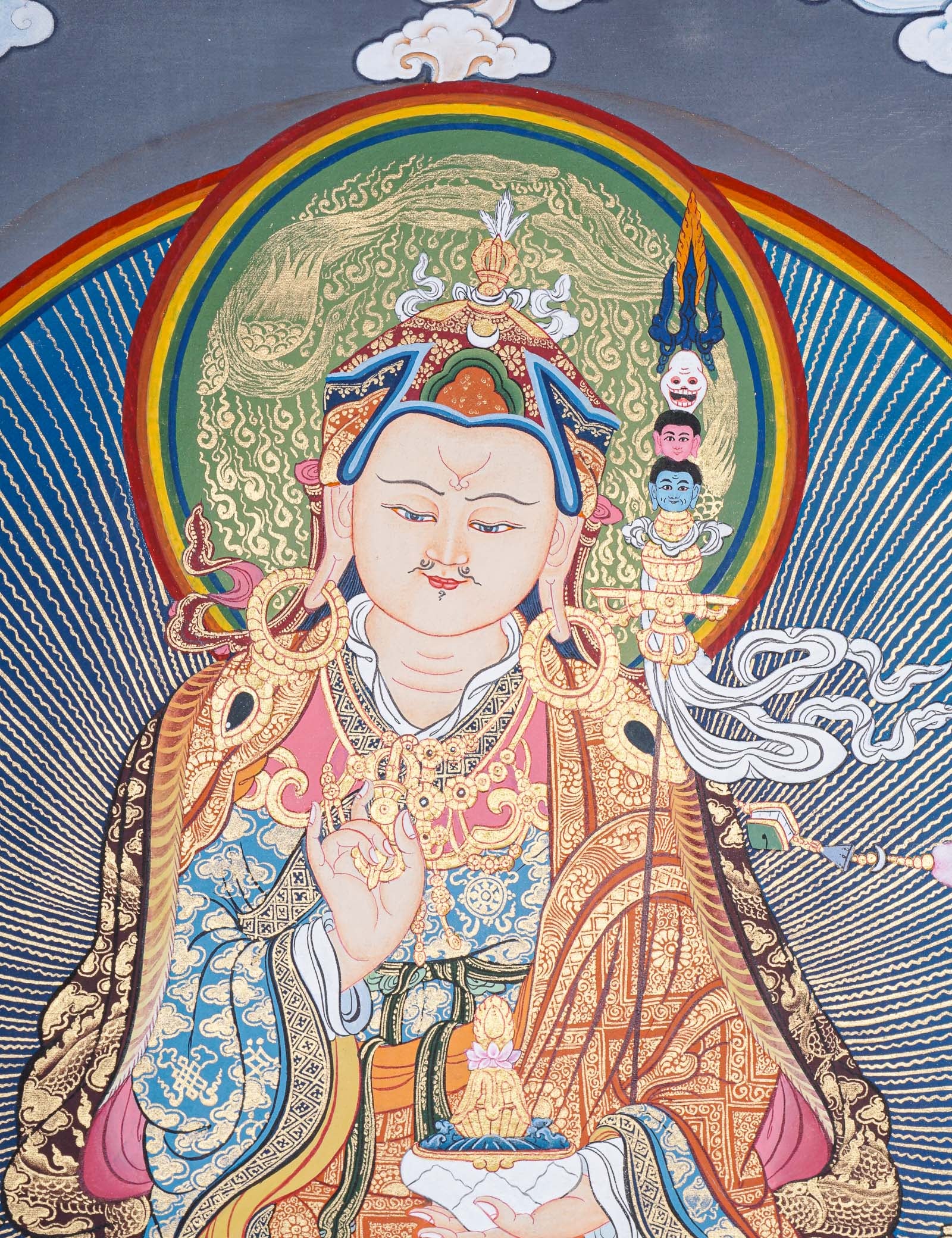 Guru Rinpoche Thangka - Tibetan Painting