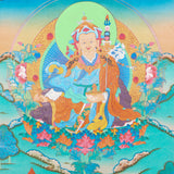 Guru Rinpoche Thangka for spirituality and meditation.