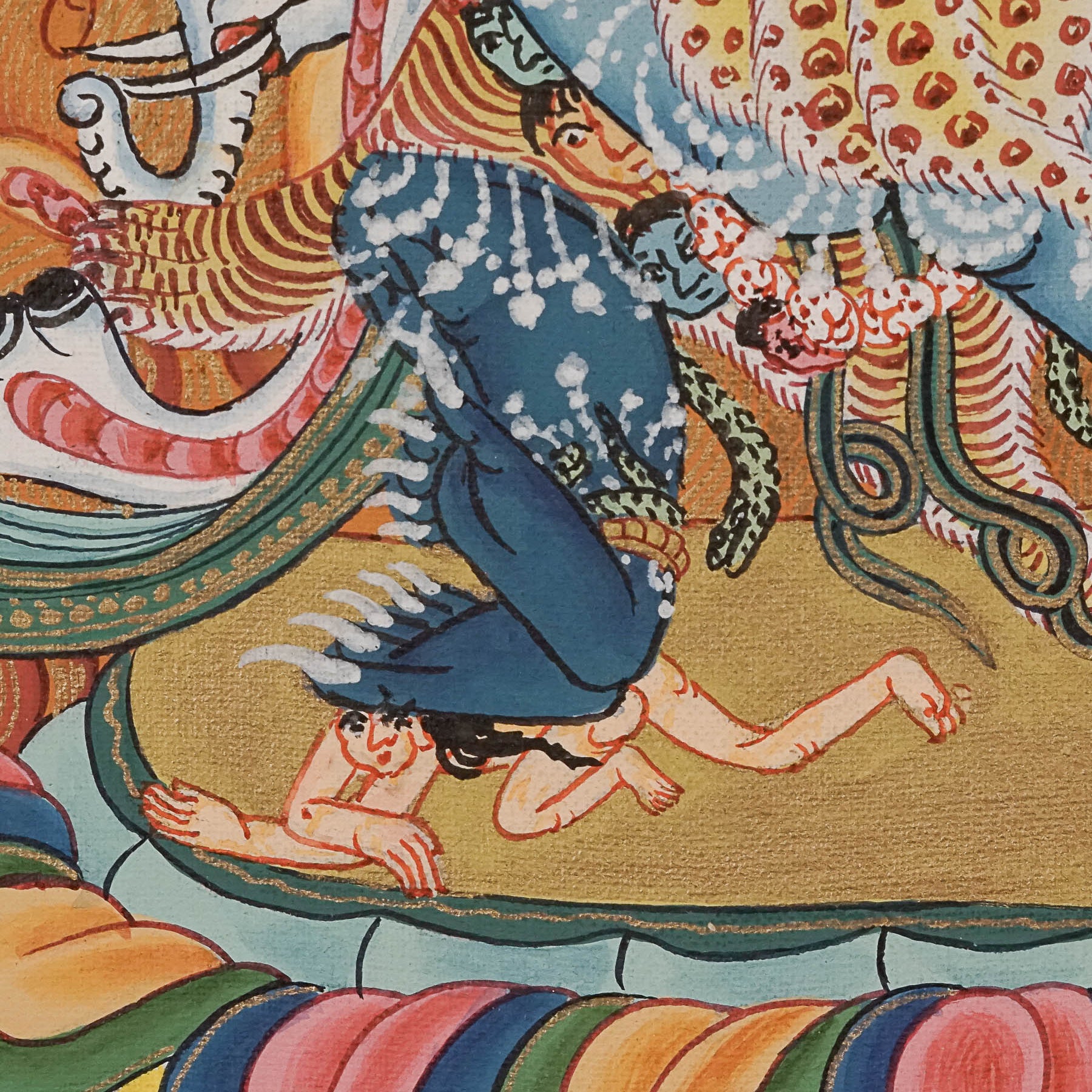 Heruka Thangka Painting - Handpainted Tibetan Art