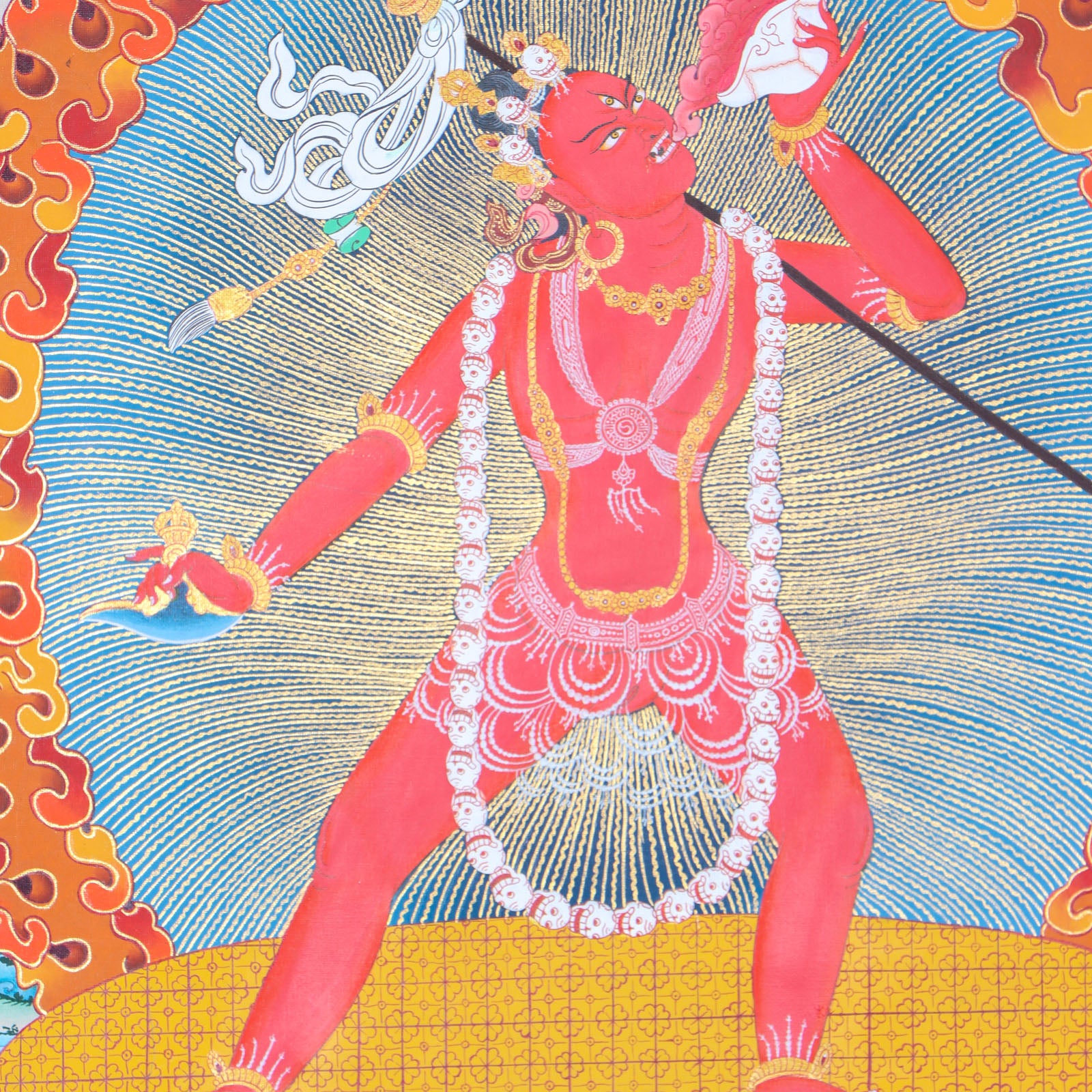 Bajra Yogini Thangka for transformation of negative emotions into wisdom.