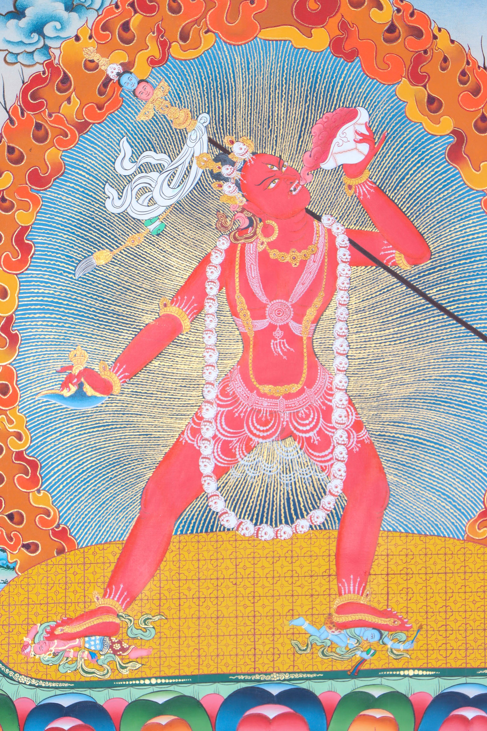 Bajra Yogini Thangka for transformation of negative emotions into wisdom.