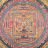  Kalachakra Mandala Thangka serves as an ideal tool for meditation and contemplation, providing a path to spiritual enlightenment.