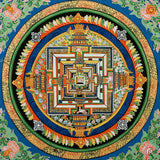 Kalachakra Mandala - Tibetan Thangka Painting 