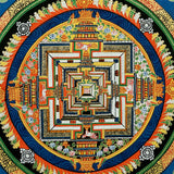 Kalachakra Mandala - Tibetan Thangka Painting